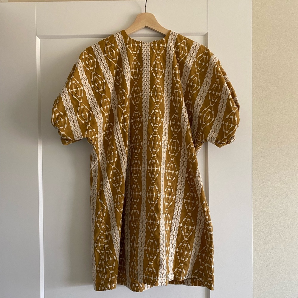 Matin Studio Australian Embroidered Mini Dress